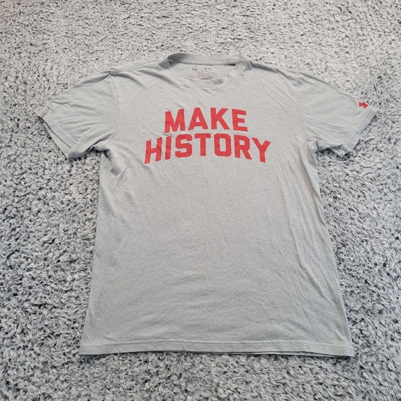 Under Armour Other - Under Armour Shirt Men Small Gray Fitted Athleisure Lounge Casual Gym Outdoor